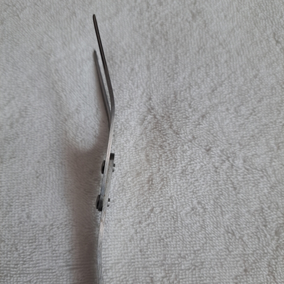 Vintage Stainless Steel 2 Tine Meat Fork Vegetable Desing Handle Mushroom - Picture 6 of 11